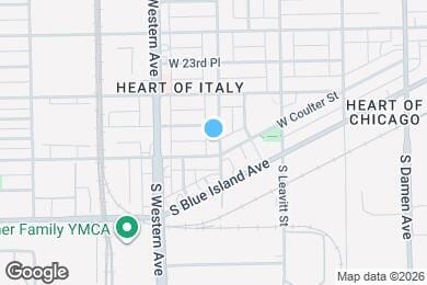 Map image of the property - 2448 S Oakley Ave