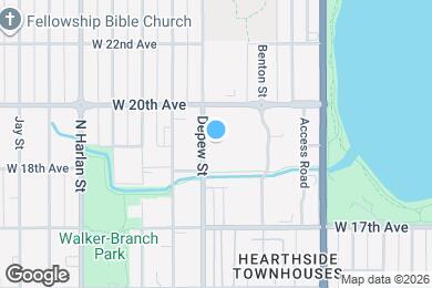 Map image of the property - 1934 Depew St