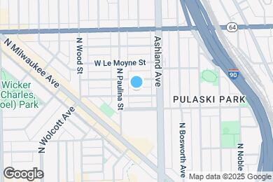 Map image of the property - 1636 W Beach Ave