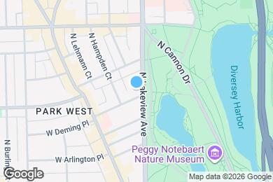 Map image of the property - 2608 N Lakeview Ave