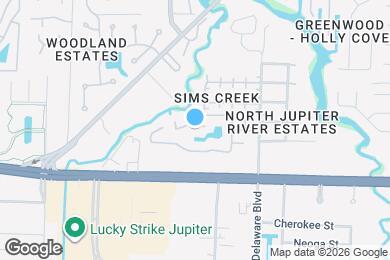 Map image of the property - 110 N Delaware Blvd