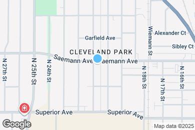 Map image of the property - 2021 Saemann Ave