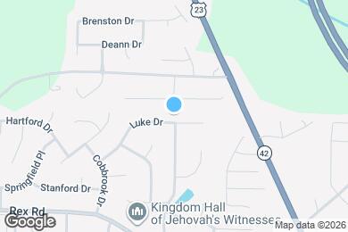 Map image of the property - 2710 Luke Dr