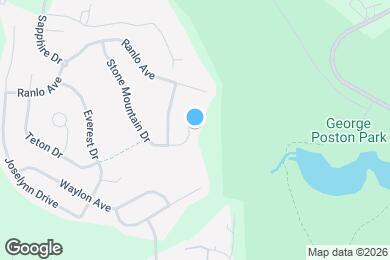 Map image of the property - 4544 Stone Mountain Dr
