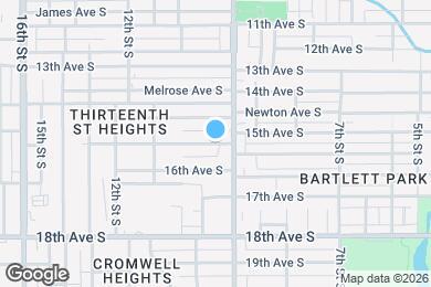 Map image of the property - 920 15th Ave S