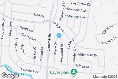Map image of the property - 4730 Joyce Dr