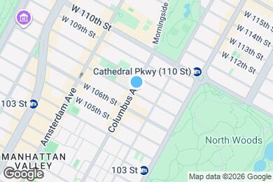 Map image of the property - Room in Shared 3 bed/2 bath home in Upper West Side