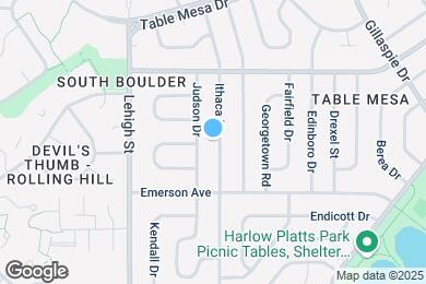 Map image of the property - 1295 Ithaca Dr