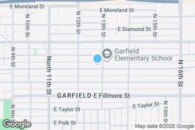 Map image of the property - 1238 E McKinley St