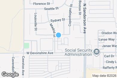 Map image of the property - 3626 W Devonshire Ave