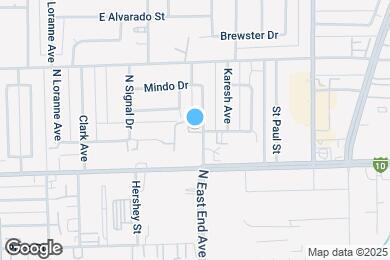 Map image of the property - 601 North East End Ave