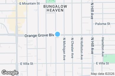Map image of the property - 1156 E Orange Grove Blvd