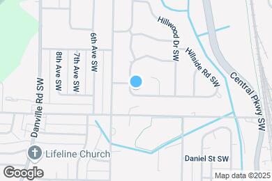 Map image of the property - 321 Hillside Rd SW