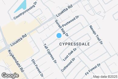 Map image of the property - 4023 Broken Elm Dr