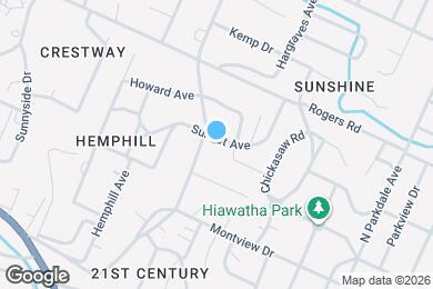 Map image of the property - 4102 Sunset Ave