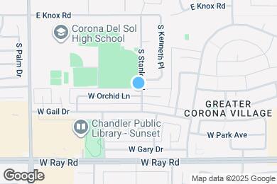 Map image of the property - 4614 W Orchid Ln