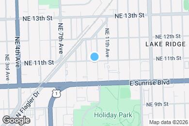 Map image of the property - 1045 NE 10th Ave