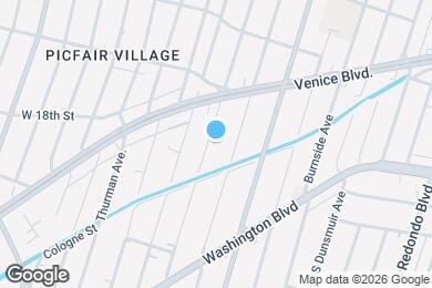 Map image of the property - 1746 S Marvin Ave