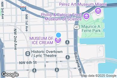 Map image of the property - 851 NE 1st Ave