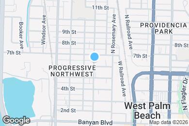 Map image of the property - 720 S Sapodilla Ave