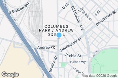 Map image of the property - 536 Dorchester Ave