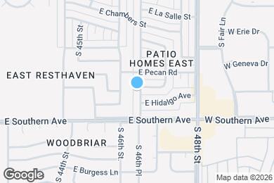 Map image of the property - 5650 S 46th Pl