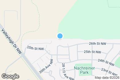 Map image of the property - 2821 26th St NW