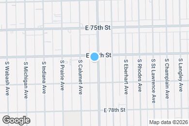 Map image of the property - 7608 S King Dr