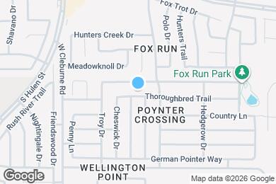 Map image of the property - 4108 Thoroughbred Trail