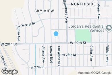 Map image of the property - 2917 Cheyenne Ave