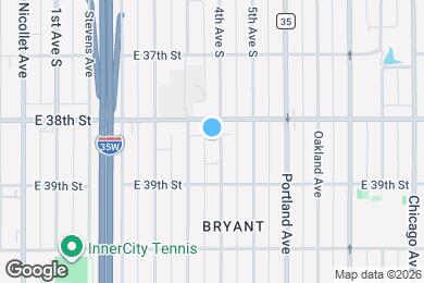 Map image of the property - 3816 4th Ave S
