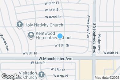 Map image of the property - 6450 W 84th Pl