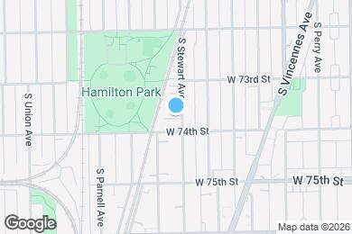 Map image of the property - 7338 S Stewart Ave