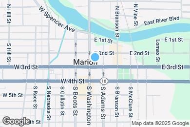 Map image of the property - 123 E 3rd St