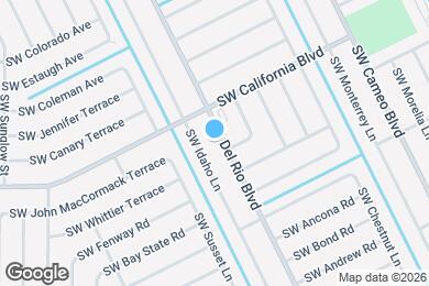 Map image of the property - 980 SW Del Rio Blvd