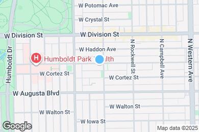 Map image of the property - 2707 W Thomas St