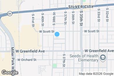 Map image of the property - 3736 W Dorothy Pl