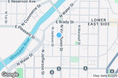 Map image of the property - 1621 N Van Buren St