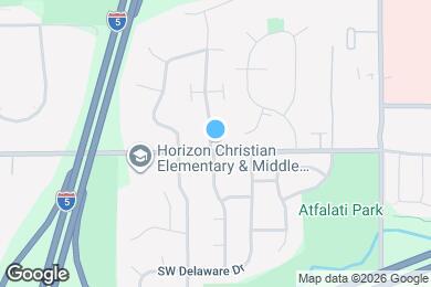 Map image of the property - 7117 SW Sagert St