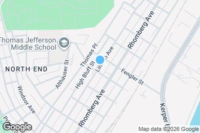 Map image of the property - 1104 Lincoln Ave