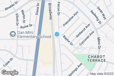 Map image of the property - 525 Falcon Dr