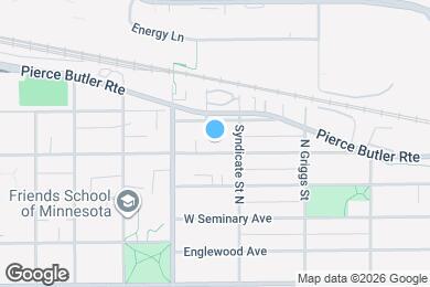 Map image of the property - 1301 Hewitt Ave