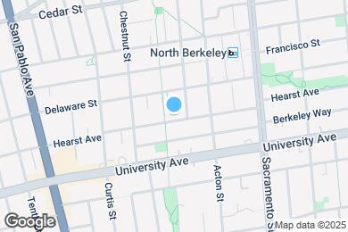 Map image of the property - 1337 Hearst Ave