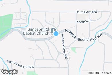 Map image of the property - 2008 Joseph E. Boone Blvd NW