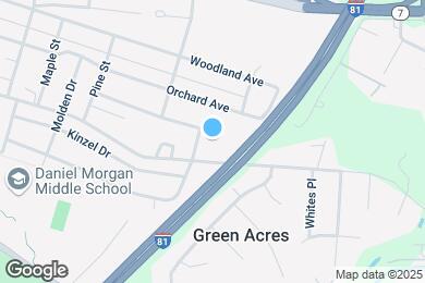 Map image of the property - 1109 Franklin St