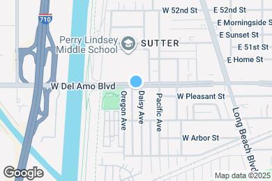 Map image of the property - 158 W Del Amo Blvd