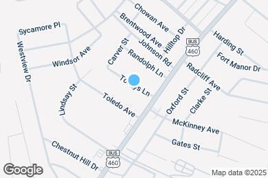 Map image of the property - 1110 Tolleys Ln