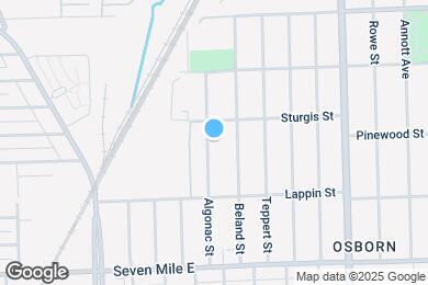 Map image of the property - 19408 Algonac St