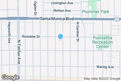 Map image of the property - 939 N Curson Ave