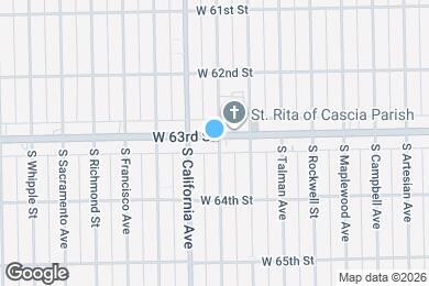 Map image of the property - 6306 S Fairfield Ave